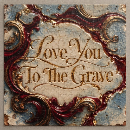 Cinema Letters — Love You To The Grave Puzzle (96, 252, 500, 1000-Piece)