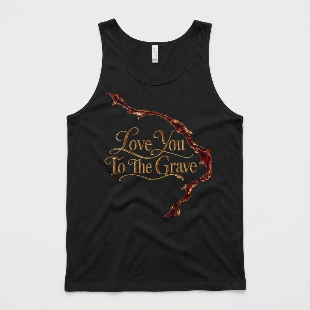 Cinema Letters — Love You To The Grave Tank — product mockup