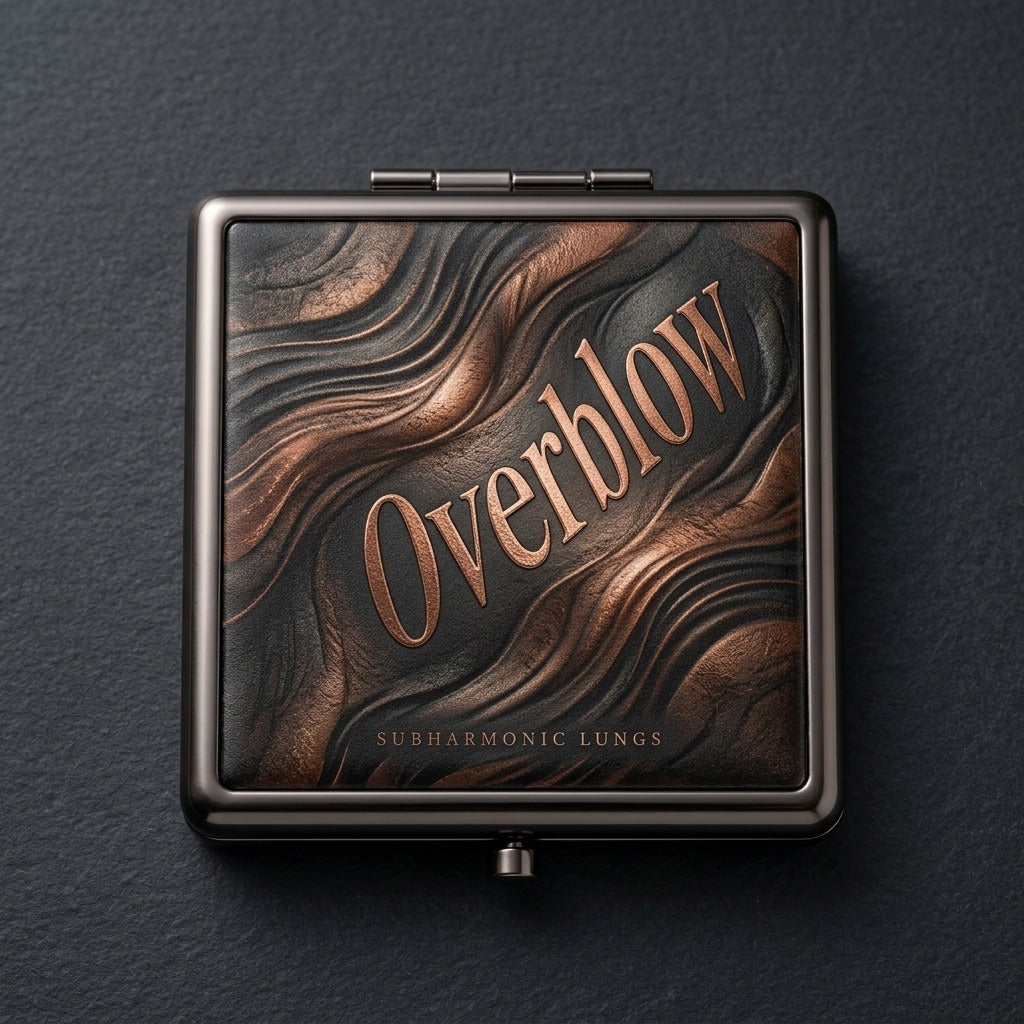 SUBHARMONIC LUNGS — Overblow Compact Square Mirror — product mockup