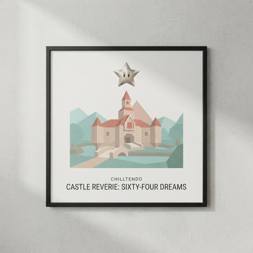 Chilltendo — Castle Reverie: Sixty-Four Dreams Poster — product mockup