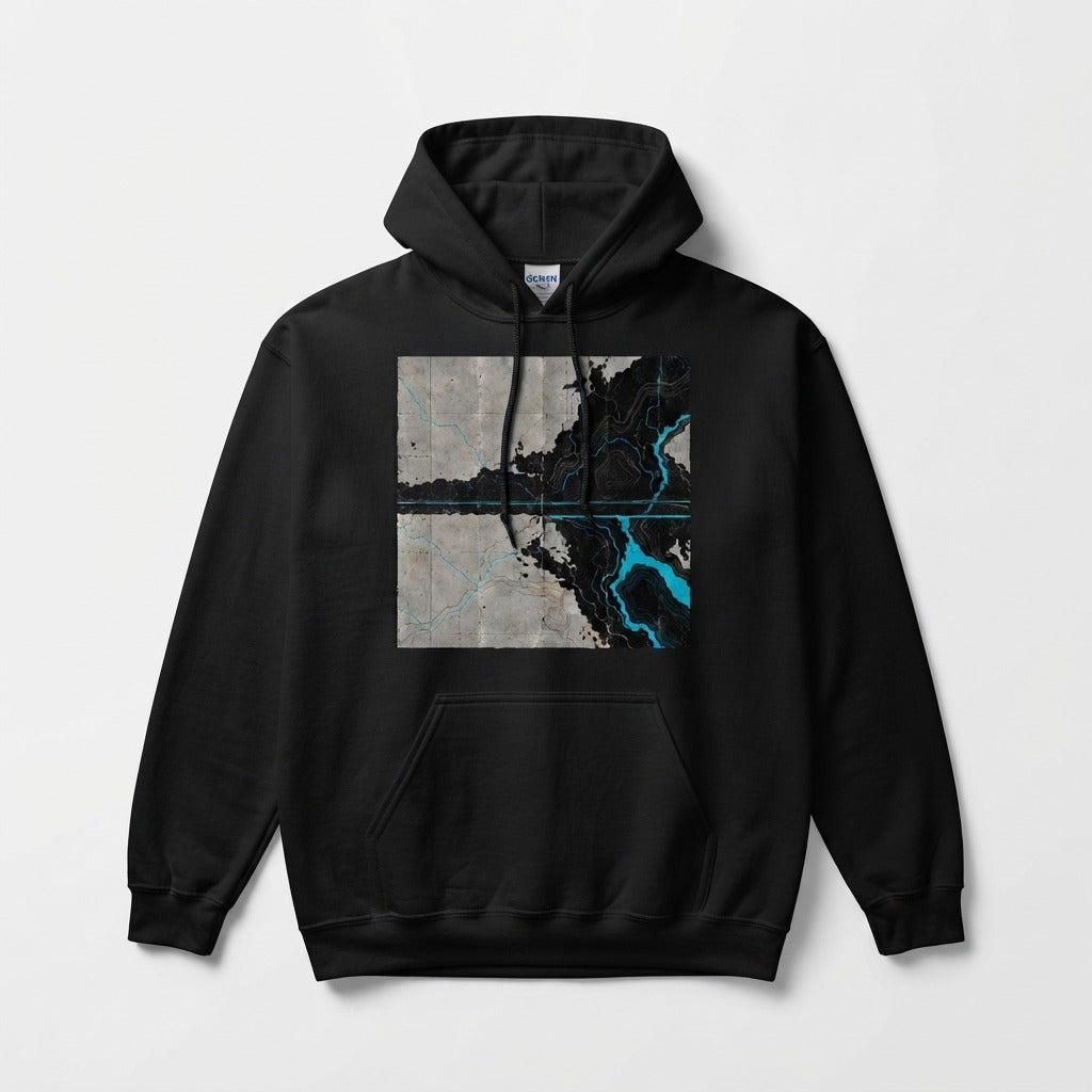 Nobody Answers — The Earth Just Lies Hoodie — product mockup