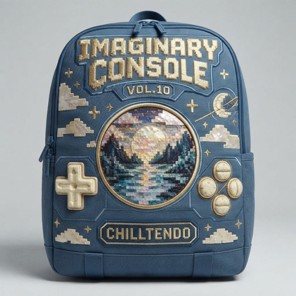 CHILLTENDO — Imaginary Console : Vol. 10 adidas® Defender 5 Backpack (Embroidery) — product mockup