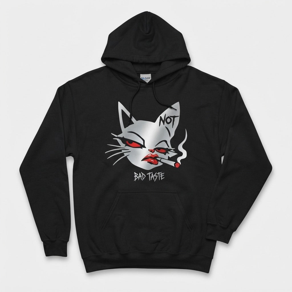 Bad Taste — Not Impressed Hoodie — product mockup