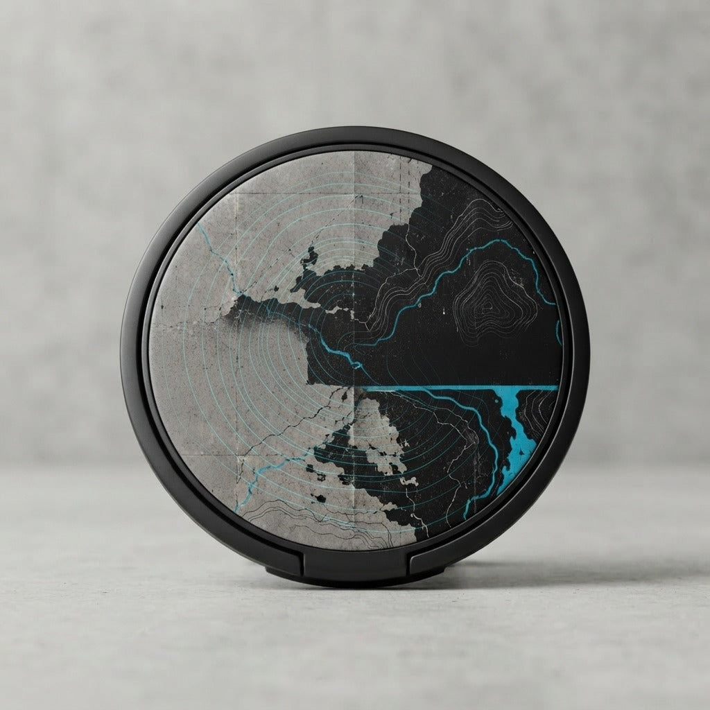 Nobody Answers — The Earth Just Lies Clickit Phone Stand — product mockup