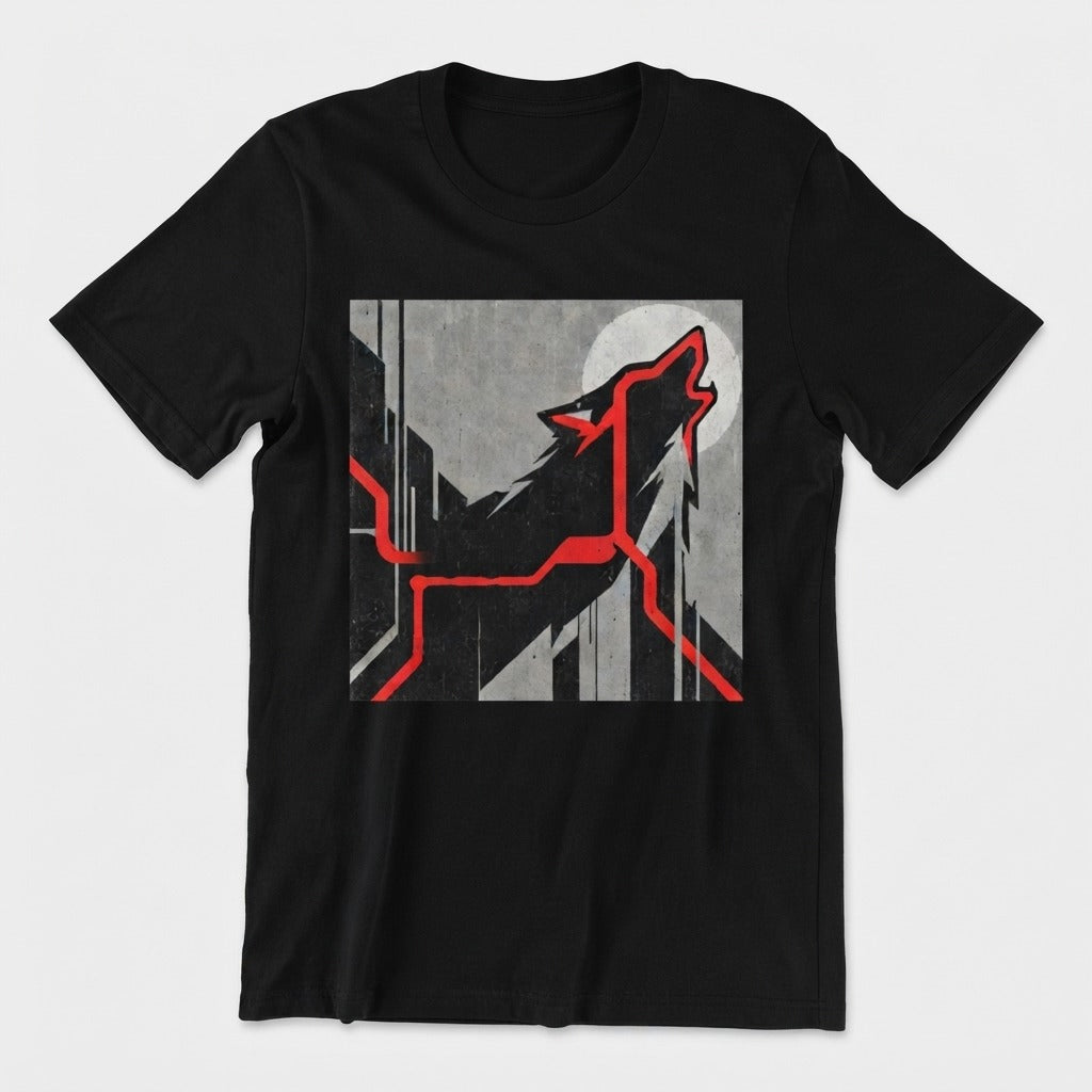 Nobody Answers — If I Was A Wolf Tee — product mockup