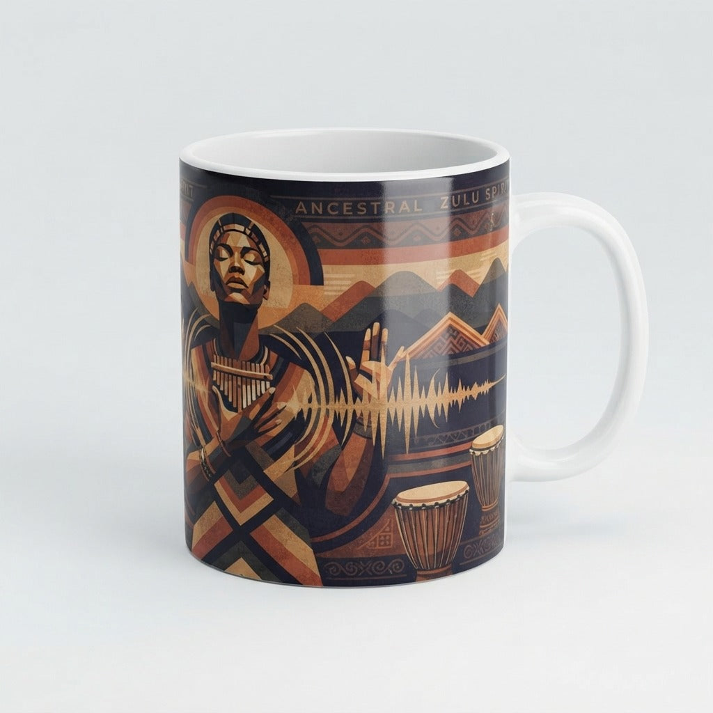 ANCESTRAL ZULU SPIRIT — Amadlozi Mug — product mockup