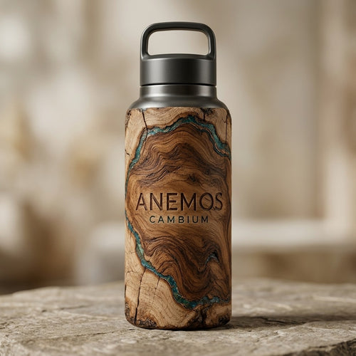 ANEMOS — Cambium Stainless Steel Water Bottle, Handle Lid