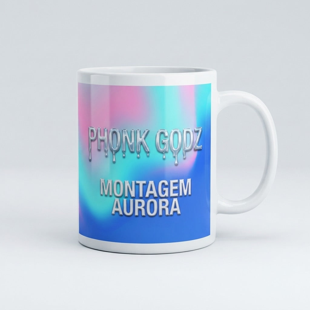 Phonk Godz — Montagem Aurora Mug