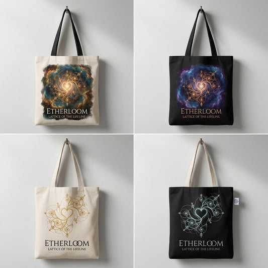 Etherloom — Lattice of the Lifeline Tote Bag