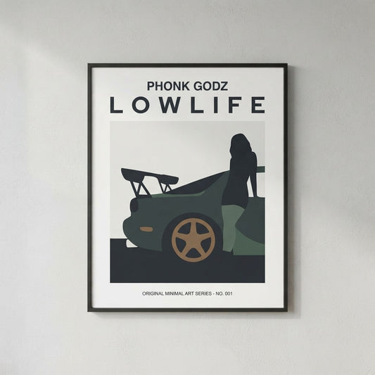 Phonk Godz — L O W L I F E Poster