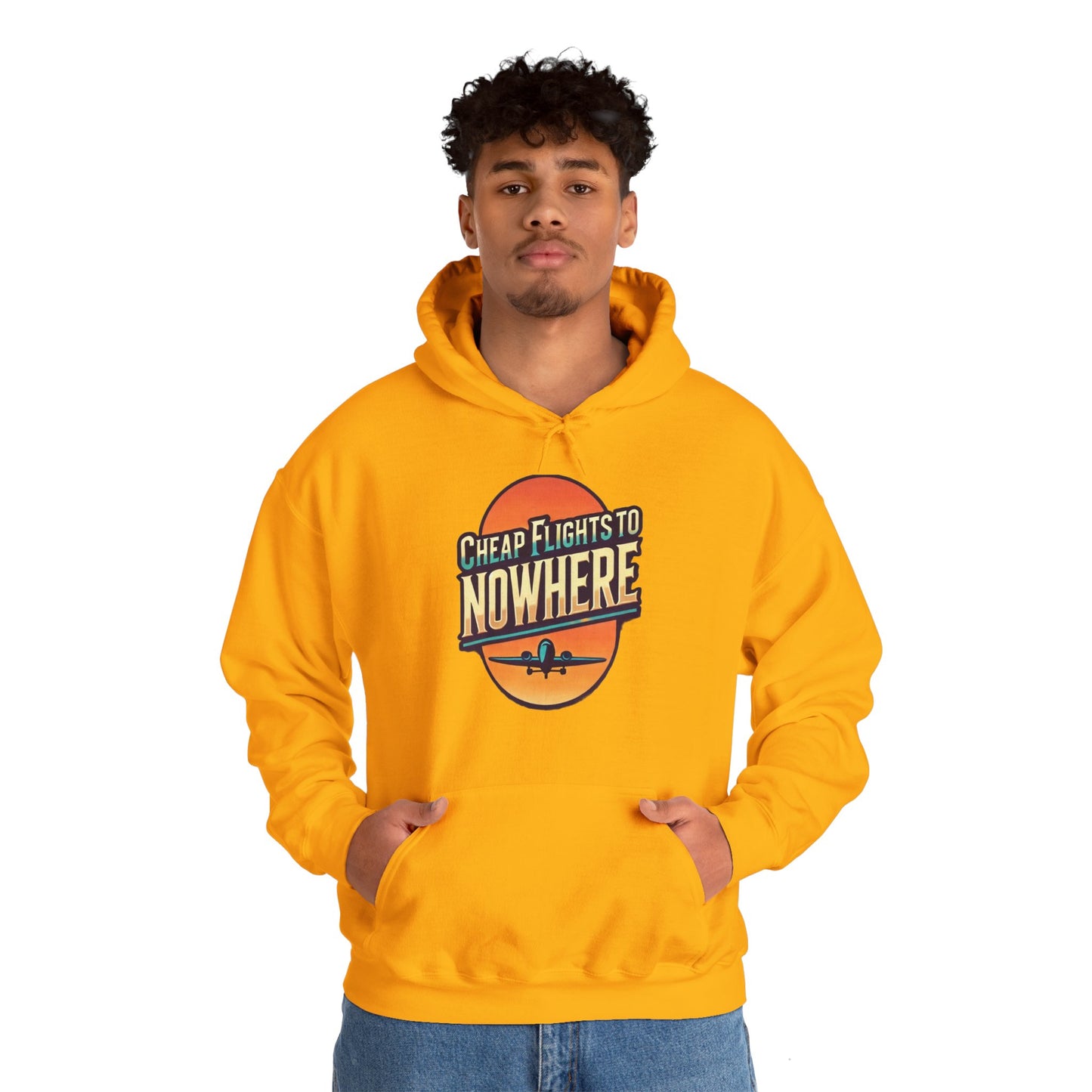 Cheap Flights to Nowhere Hooded Sweatshirt - Travel Humor Unisex