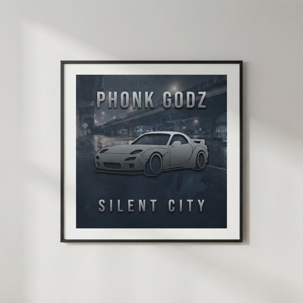 Phonk Godz — S I L E N T C I T Y Poster