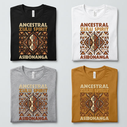 Ancestral Zulu Spirit — Asibonanga Tee — design 2