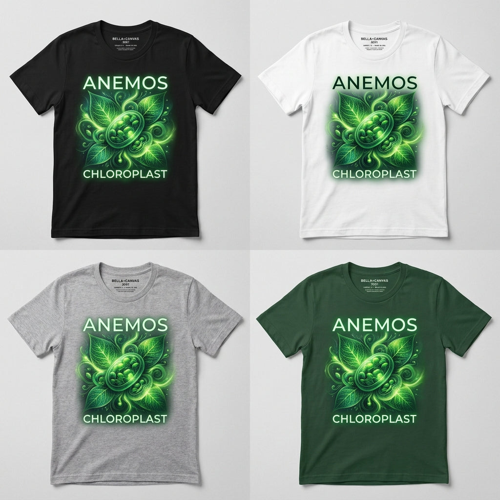 Anemos — Chloroplast Tee — design 1