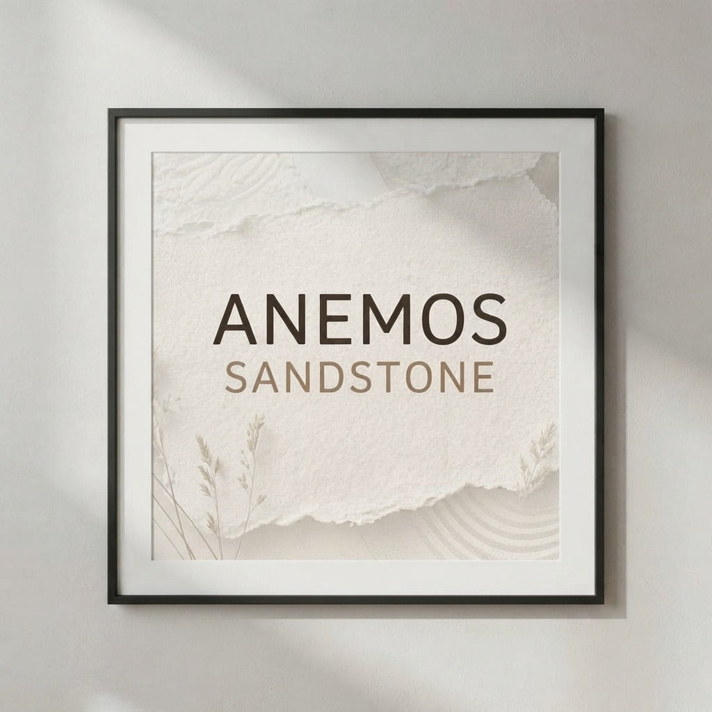 Anemos — Sandstone Poster mockup