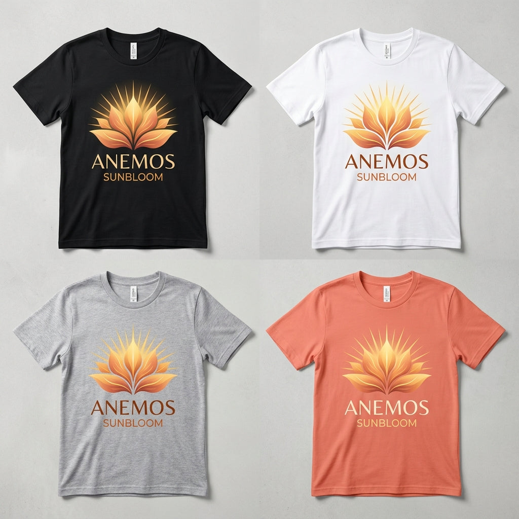 Anemos — Sunbloom Tee — design 3