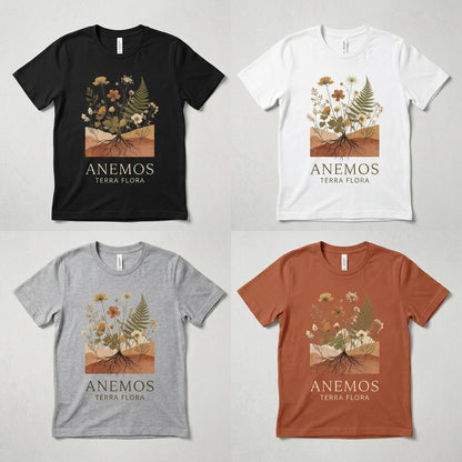 Anemos — Terra Flora Tee — design 3