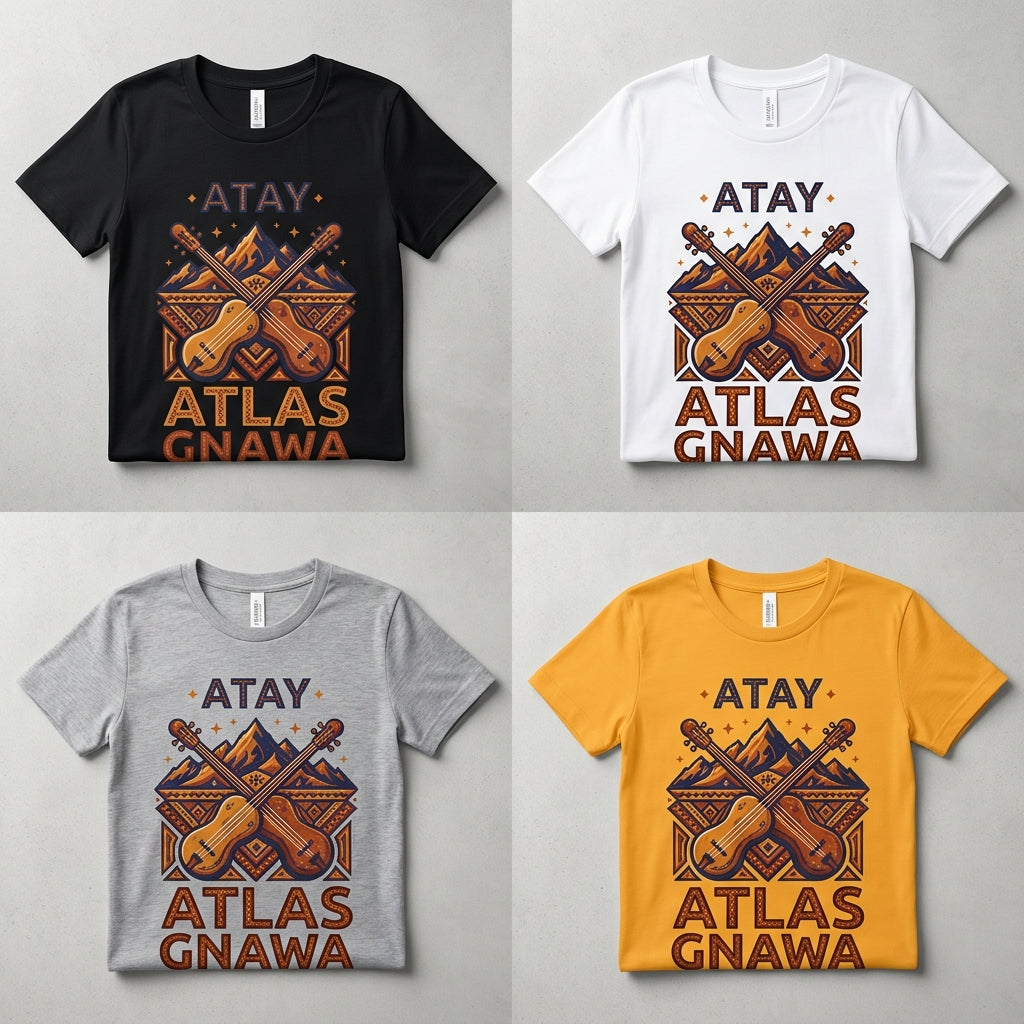 Atay — Atlas Gnawa Tee — design 1