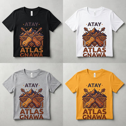Atay — Atlas Gnawa Tee — design 1