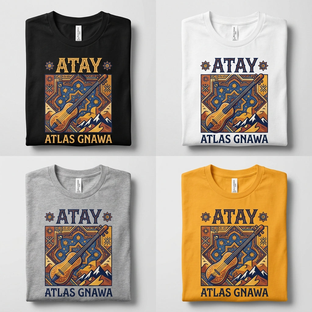 Atay — Atlas Gnawa Tee — design 2