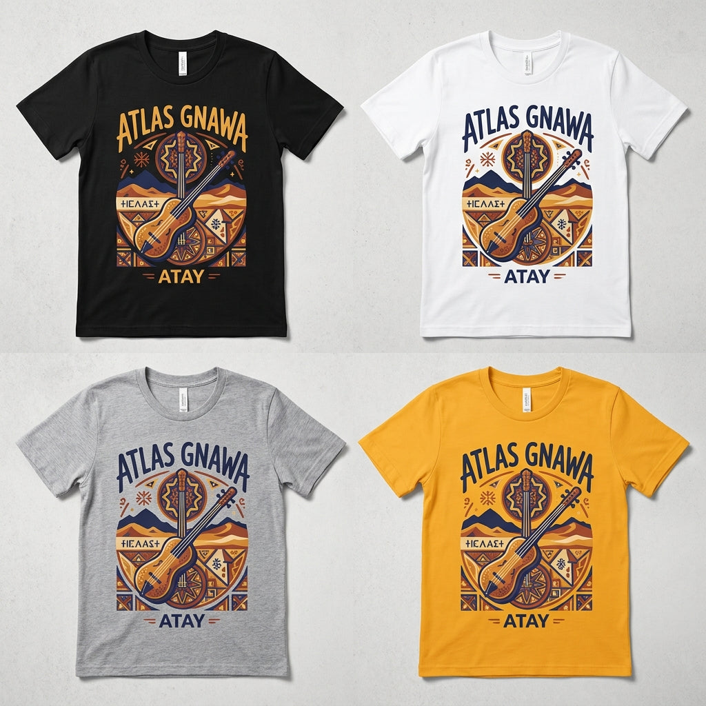 Atay — Atlas Gnawa Tee — design 3