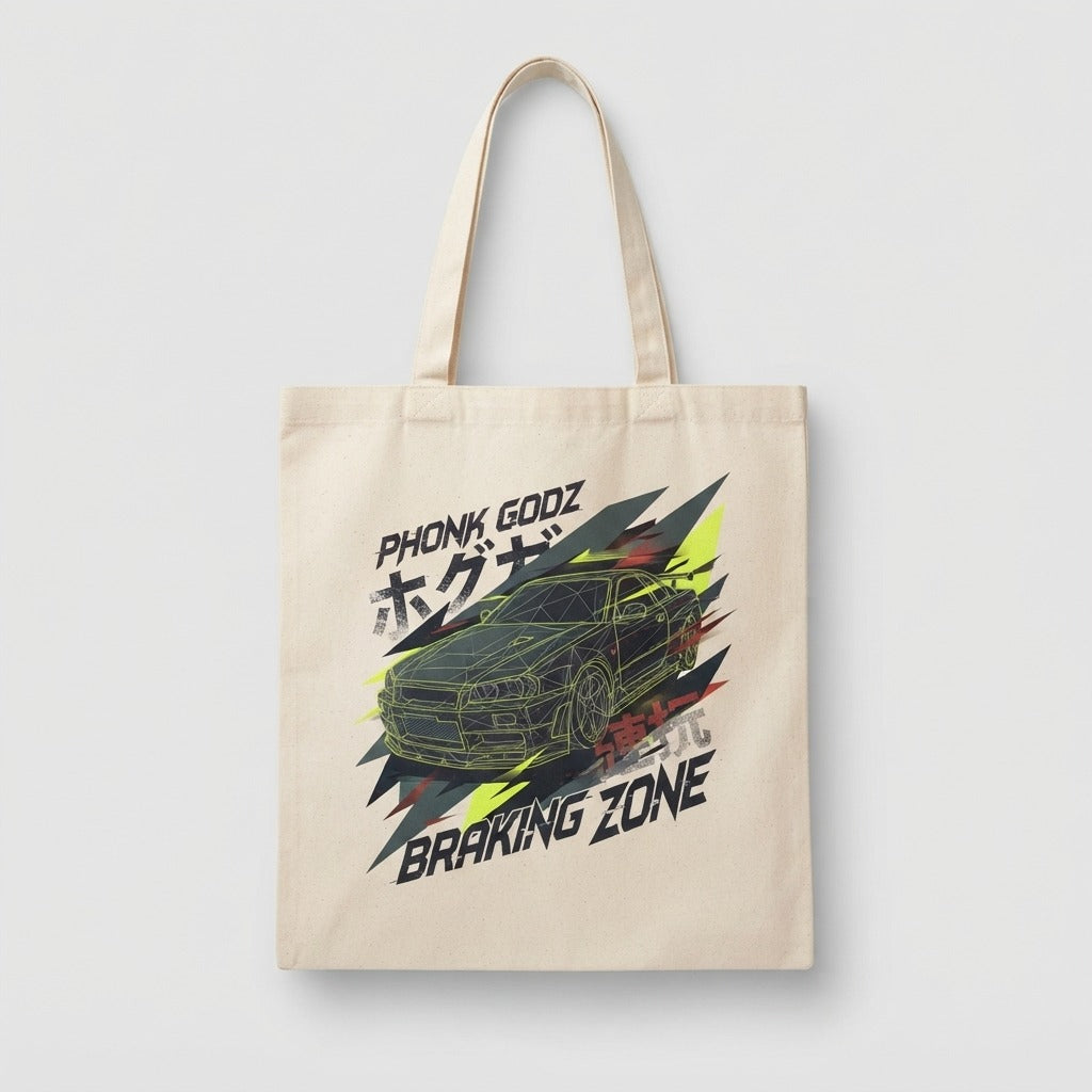 Phonk Godz — B R A K I N G Z O N E Tote