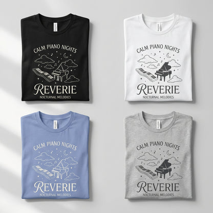 Calm Piano Nights — Reverie Tee — design 1