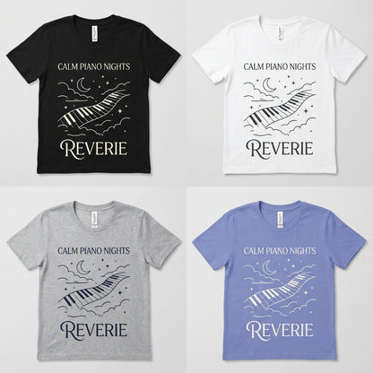 Calm Piano Nights — Reverie Tee — design 2