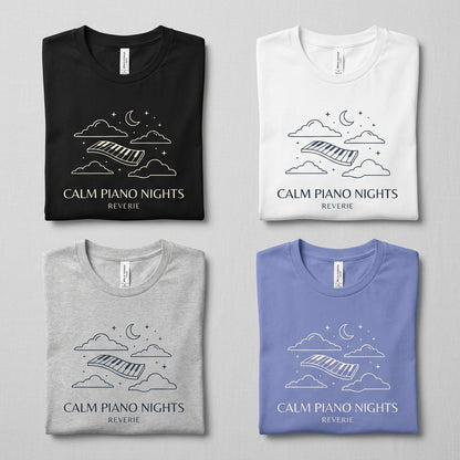 Calm Piano Nights — Reverie Tee — design 3