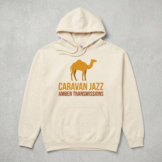 Caravan Jazz — Amber Transmissions Hoodie — design 1