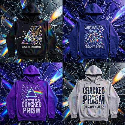 Caravan Jazz — Cracked Prism Hoodie — design 2