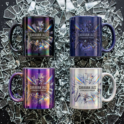 Caravan Jazz — Cracked Prism Mug — design 1