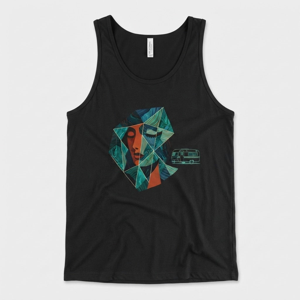 Caravan Jazz — Cracked Prism Tank mockup