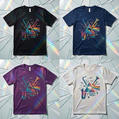 Caravan Jazz — Cracked Prism Tee — design 2