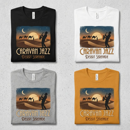 Caravan Jazz — Desert Serenade Tee — design 3