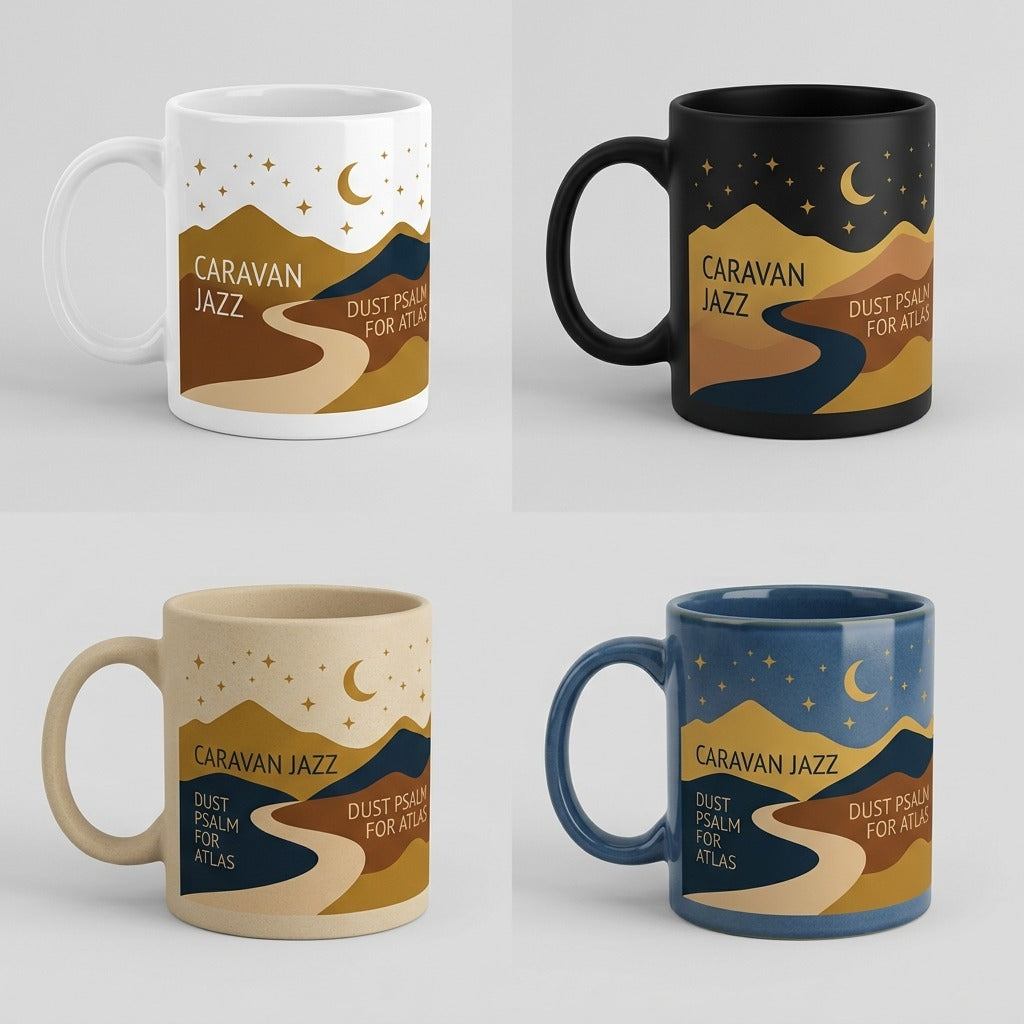 Caravan Jazz — Dust Psalm for Atlas Mug — design 4