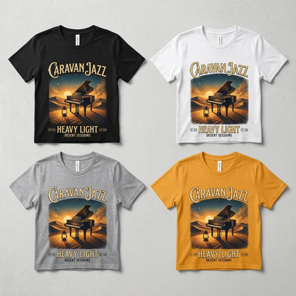 Caravan Jazz — Heavy Light Tee — design 1