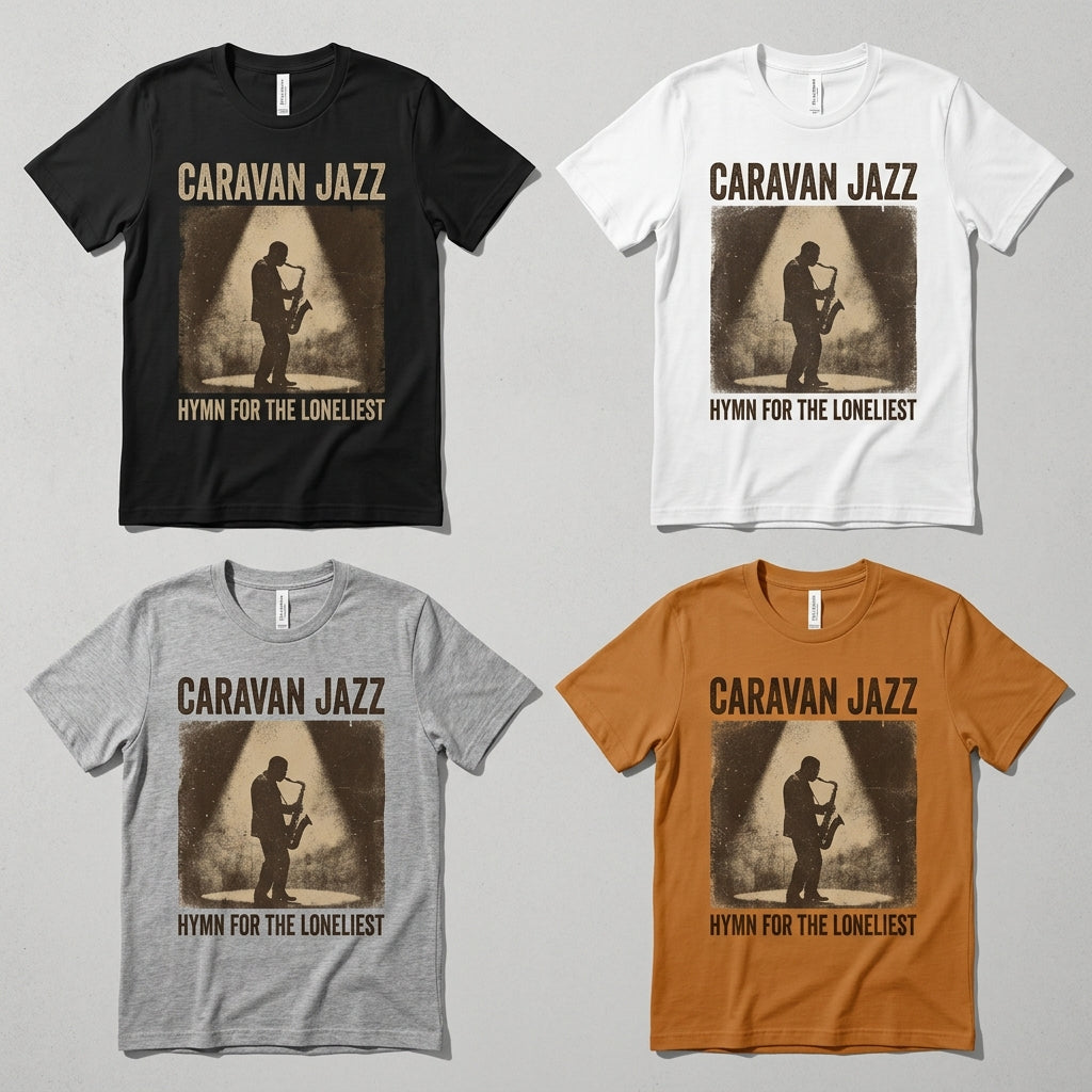 Caravan Jazz — Hymn for the Loneliest Tee — design 2