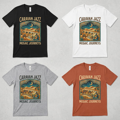 Caravan Jazz — Mosaic Journeys Tee — design 2