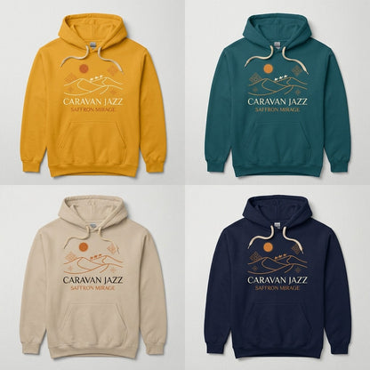 Caravan Jazz — Saffron Mirage Mug — design 2
