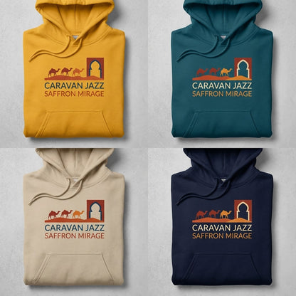 Caravan Jazz — Saffron Mirage Mug — design 4