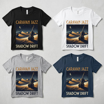 Caravan Jazz — Shadow Drift Tee — design 2