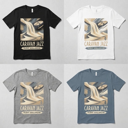 Caravan Jazz — Silent Avalanche Tee — design 1