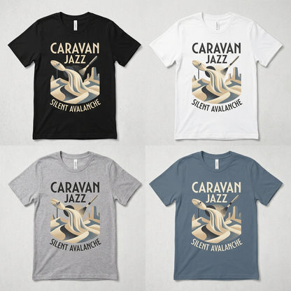 Caravan Jazz — Silent Avalanche Tee — design 3