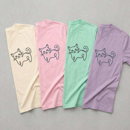 Cheap Flights to Nowhere — Cat Life Tee — design 3
