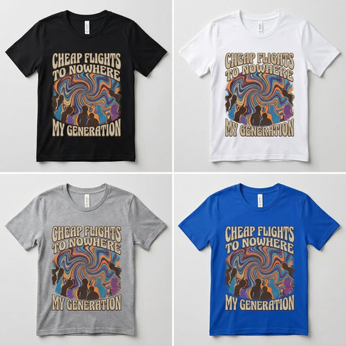Cheap Flights to Nowhere — My Generation Tee