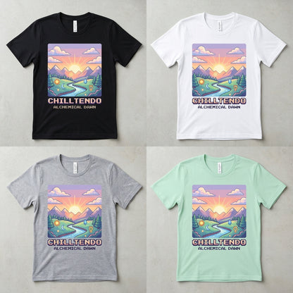 Chilltendo — Alchemical Dawn Tee — design 1
