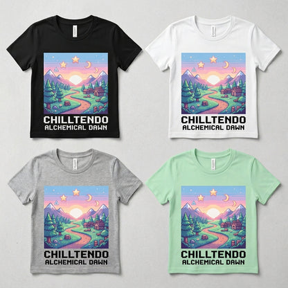 Chilltendo — Alchemical Dawn Tee — design 2