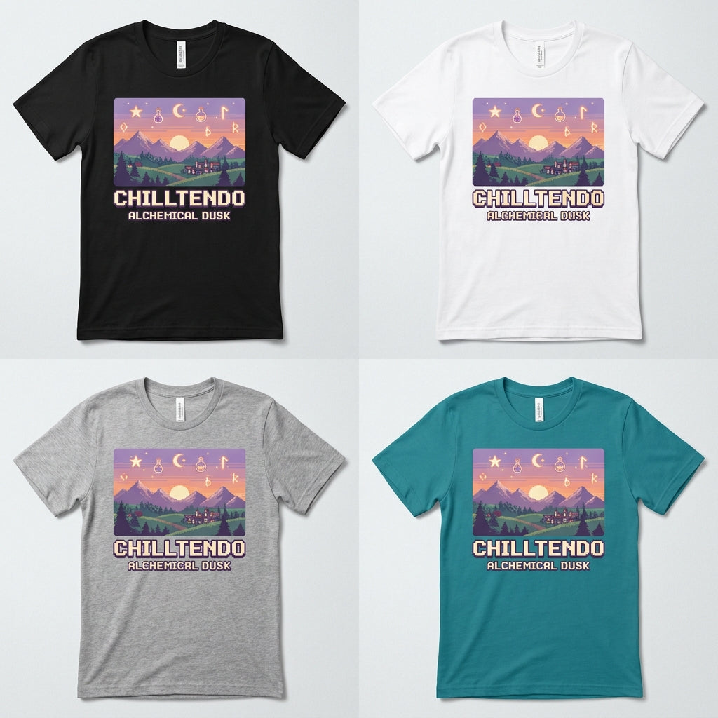 Chilltendo — Alchemical Dusk Tee — design 1