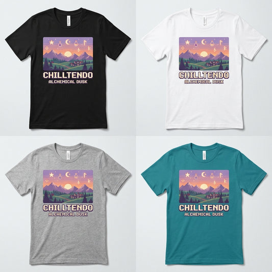 Chilltendo — Alchemical Dusk Tee — design 1